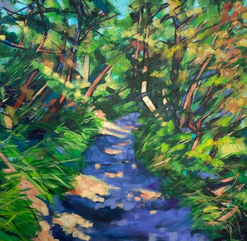 Tal-Y-Caln by Stuart Roper, acrylic on box canvas